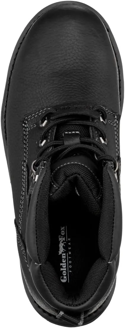 Golden Fox 6" Industrial Pro Safety Toe Work Boots | Men's Steel Toe Construction