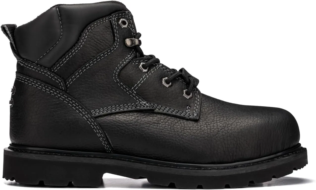Golden Fox 6" Industrial Pro Safety Toe Work Boots | Men's Steel Toe Construction
