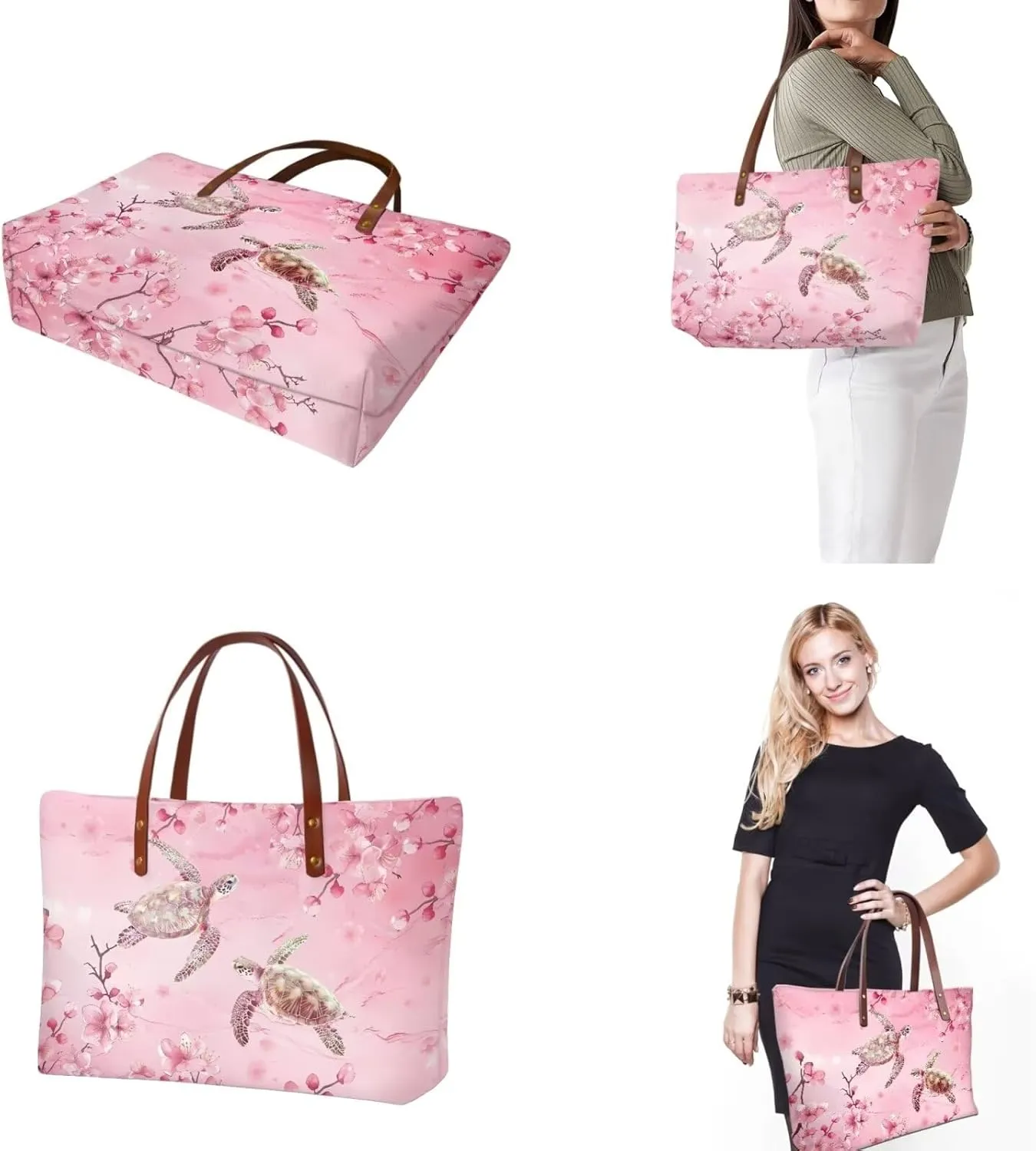 Handbags for Women Large Capacity Crossbody Totes with Wallet Clutch 2pcs Set