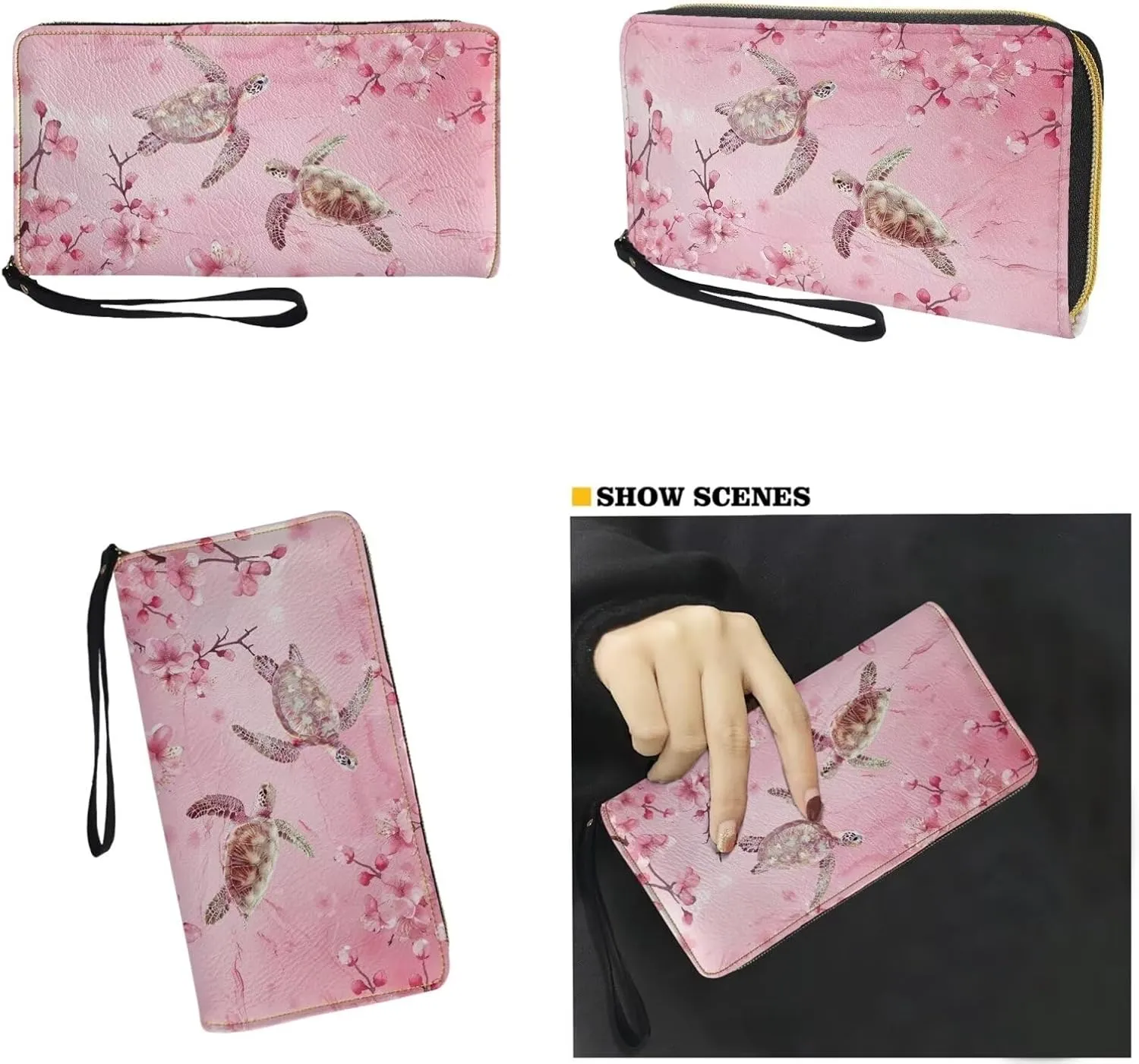 Handbags for Women Large Capacity Crossbody Totes with Wallet Clutch 2pcs Set