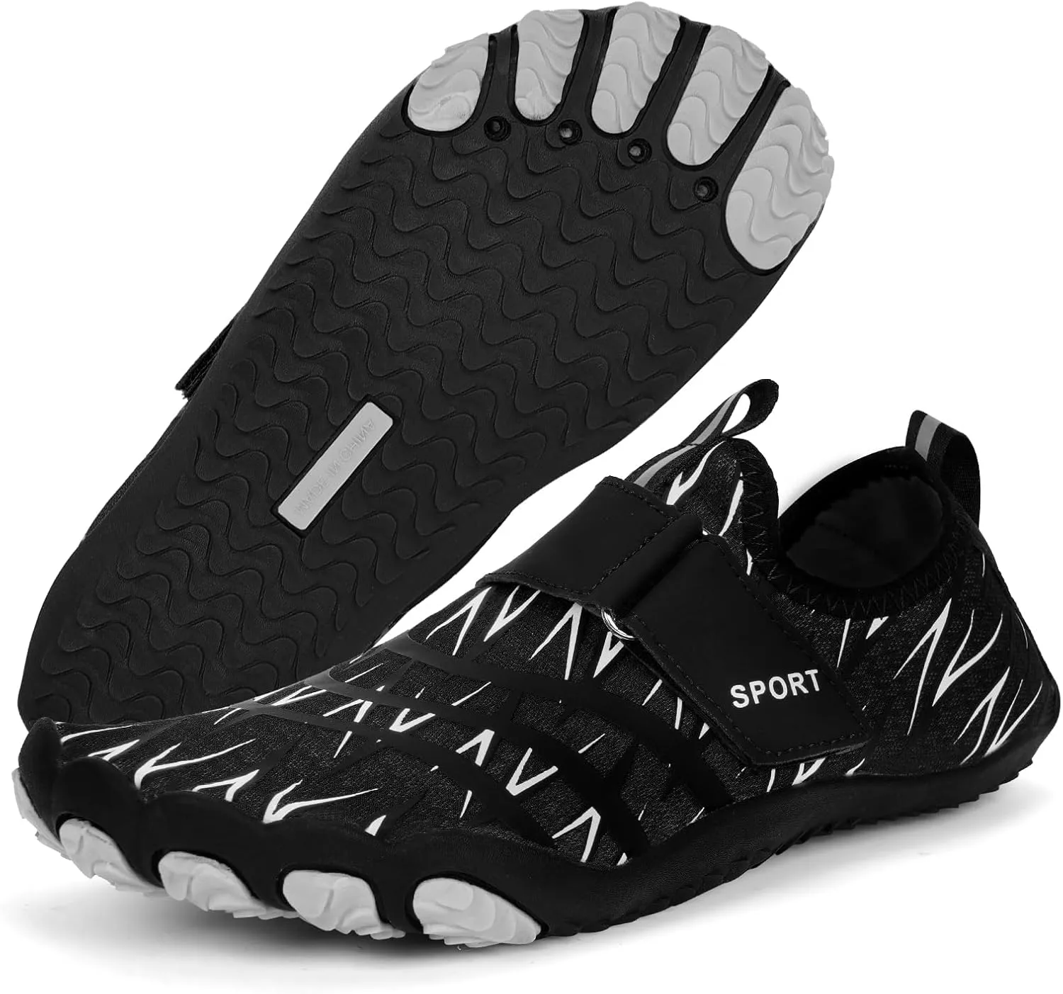 Hike Barefoot Shoes Womens Mens, Pro Water Shoe Women Men Footwear Barefoot Hike Shoes for Travel, Wide Toe Box Non-Slip Breathable Zero Drop Shoe