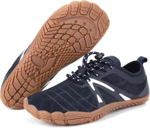 Hike Barefoot Shoes Womens Mens, Pro Water Shoe Women Men Footwear Barefoot Hike Shoes for Travel, Wide Toe Box Non-Slip Breathable Zero Drop Shoe