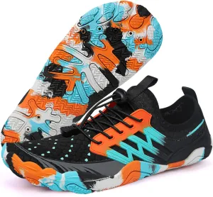Hike Barefoot Shoes Womens Mens, Pro Water Shoe Women Men Footwear Barefoot Hike Shoes for Travel, Wide Toe Box Non-Slip Breathable Zero Drop Shoe