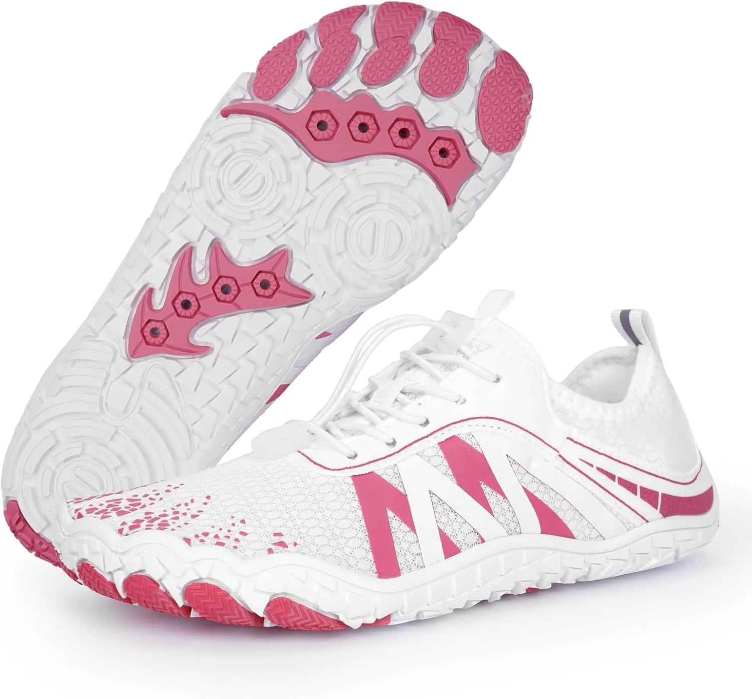 Hike Barefoot Shoes Womens Mens, Pro Water Shoe Women Men Footwear Barefoot Hike Shoes for Travel, Wide Toe Box Non-Slip Breathable Zero Drop Shoe