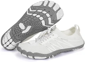 Hike Barefoot Shoes Womens Mens, Pro Water Shoe Women Men Footwear Barefoot Hike Shoes for Travel, Wide Toe Box Non-Slip Breathable Zero Drop Shoe