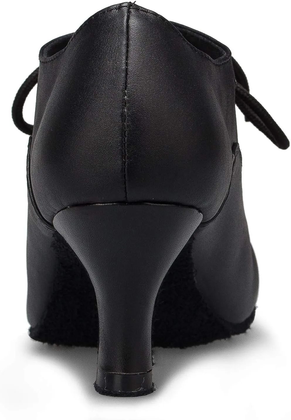 HIPPOSEUS Women Closed Toe Latin Ballroom Dance Heels Lace-up Teaching Practice Character Shoes