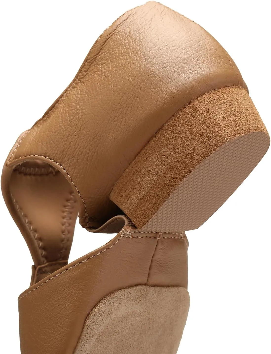 HIPPOSEUS Women's Leather Jazz Shoe Slip-on Jazz Dance Slippers Indoor,Model 1305