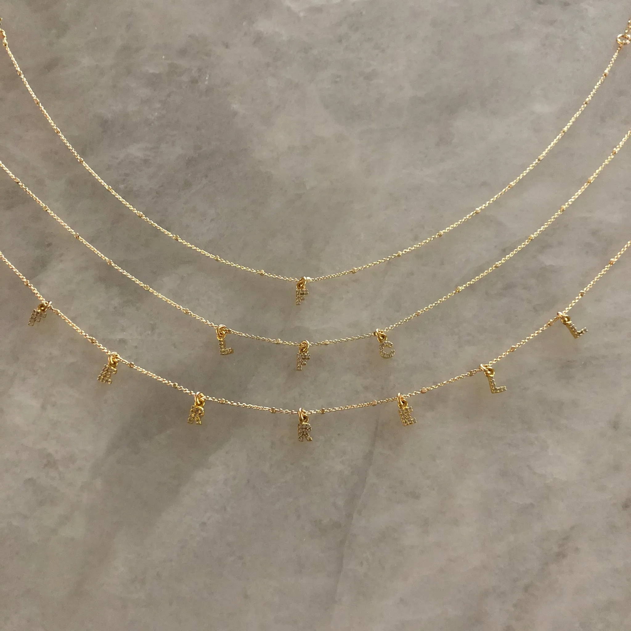 Initial Necklaces