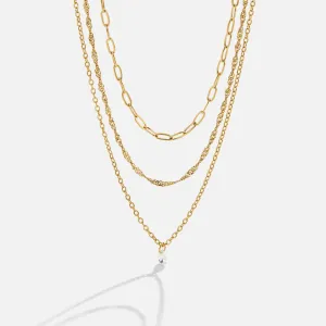 Jana Triple Chain Necklace