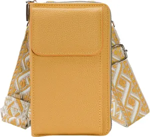 Japanese New Crossbody Bag With Small Design For Women's Shoulder Bag Trendy Phone Bag Mens Bags (Yellow, One Size) women's wristlet handbags