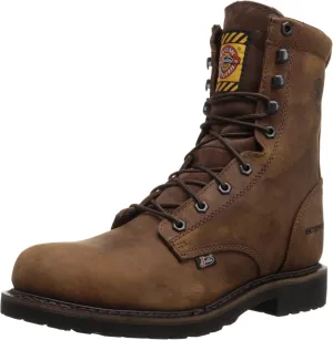Justin Original Work Men's Wyoming Waterproof Steel Toe Work Boots Brown 11 D
