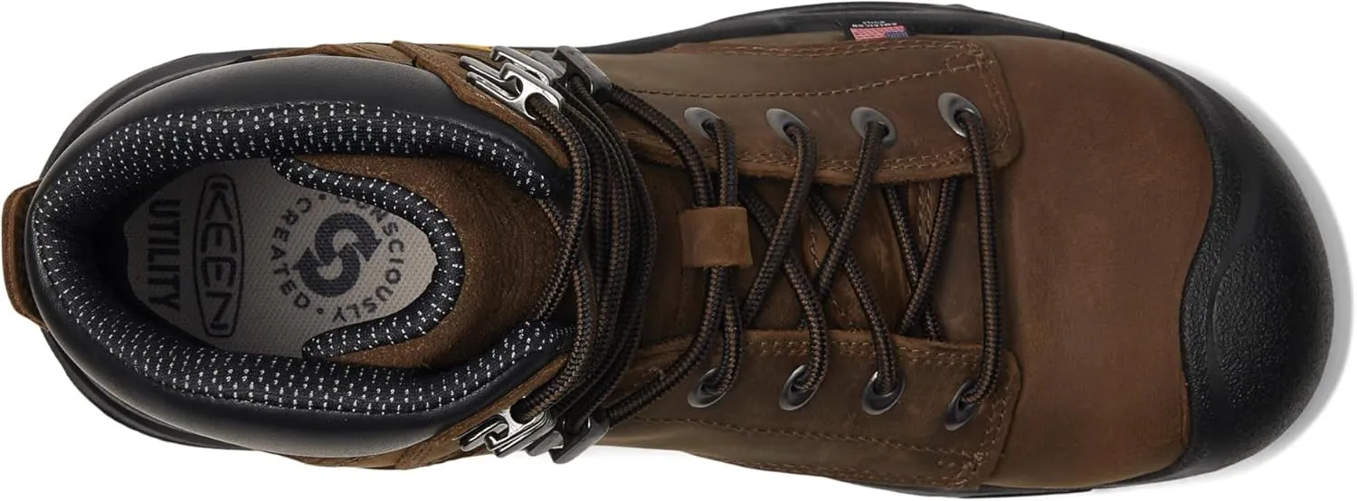 KEEN Utility Men's Mt Vernon Ii 6" Waterproof Boot (Steel Toe) Work
