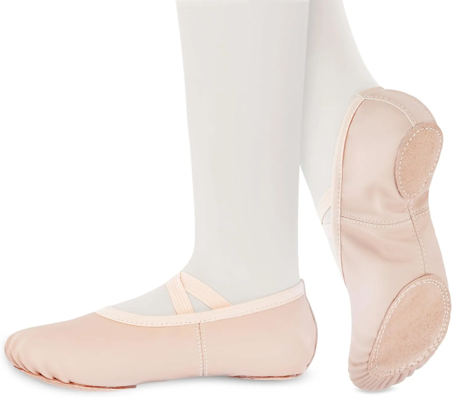 Kids Ballet Slippers, Split Sole Practice Dance Shoes for Toddler, Girls Yoga Flat Shoes
