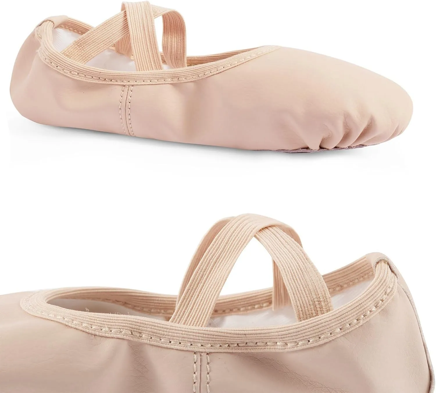 Kids Ballet Slippers, Split Sole Practice Dance Shoes for Toddler, Girls Yoga Flat Shoes
