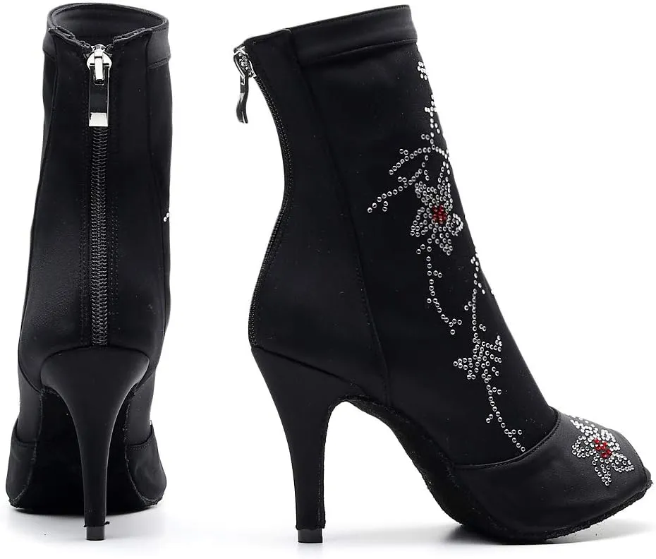 Ladies Ballroom Dance Shoes Salsa Basata Latin Shoes Shoes Wedding Shoes Social Meeting Indoor Outdoor High Heels