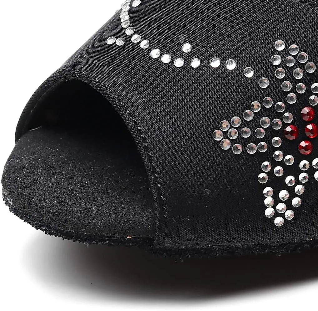 Ladies Ballroom Dance Shoes Salsa Basata Latin Shoes Shoes Wedding Shoes Social Meeting Indoor Outdoor High Heels