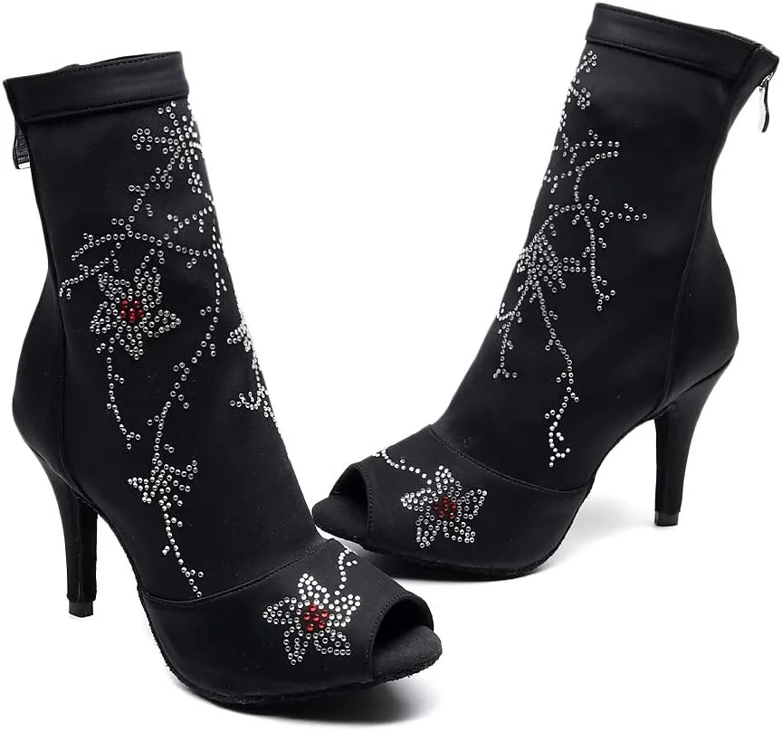Ladies Ballroom Dance Shoes Salsa Basata Latin Shoes Shoes Wedding Shoes Social Meeting Indoor Outdoor High Heels