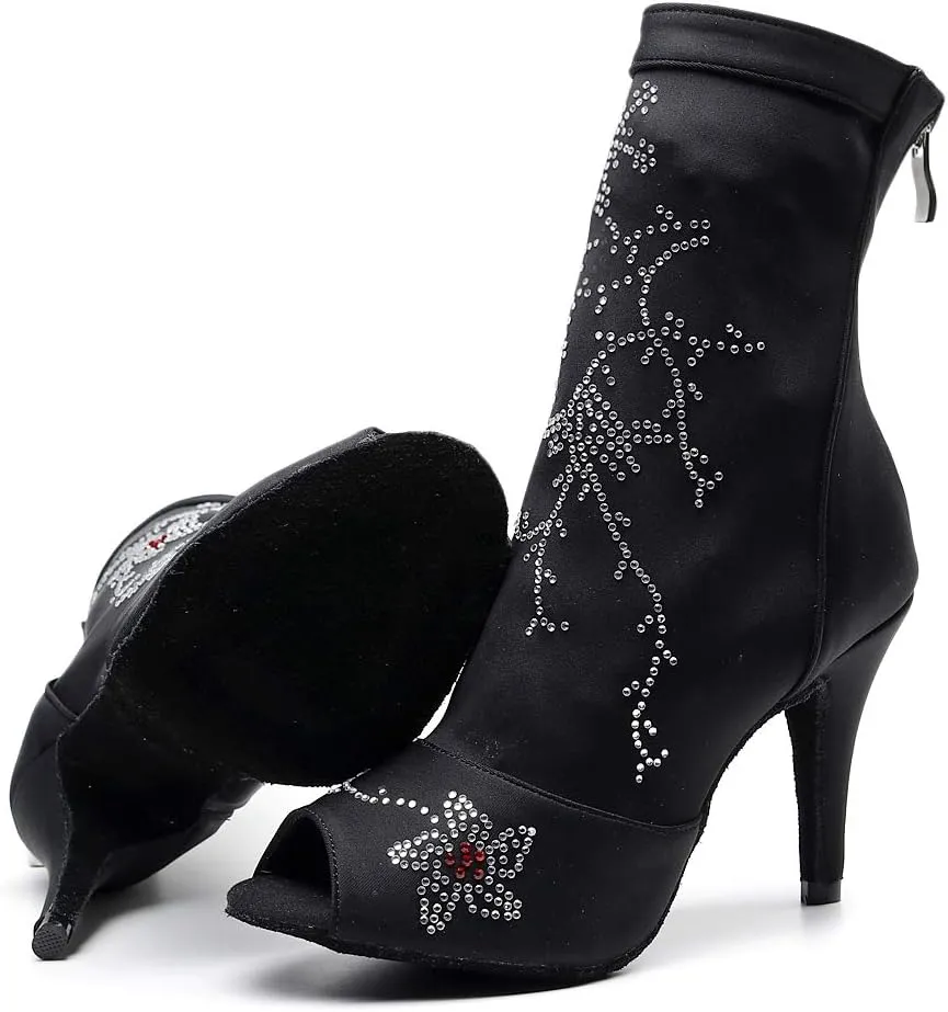 Ladies Ballroom Dance Shoes Salsa Basata Latin Shoes Shoes Wedding Shoes Social Meeting Indoor Outdoor High Heels
