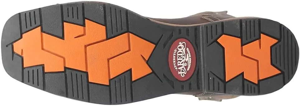 Laredo Mens Stringfellow 11 Inch Waterproof Steel Toe Work Safety Shoes Casual - Brown