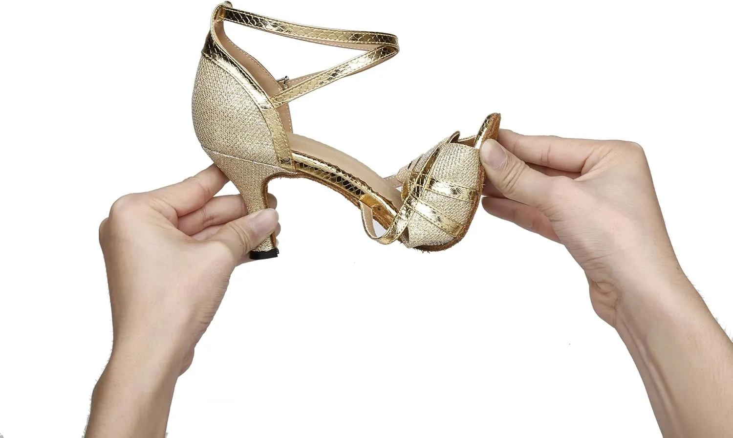 Latin Dance Shoes Ballroom Dance Shoes Women Professional Salsa Practice Performance Dancing Shoes