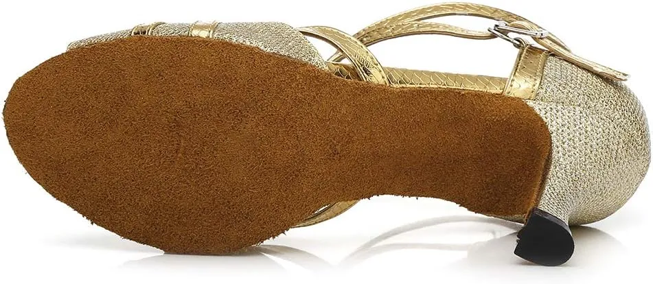 Latin Dance Shoes Ballroom Dance Shoes Women Professional Salsa Practice Performance Dancing Shoes