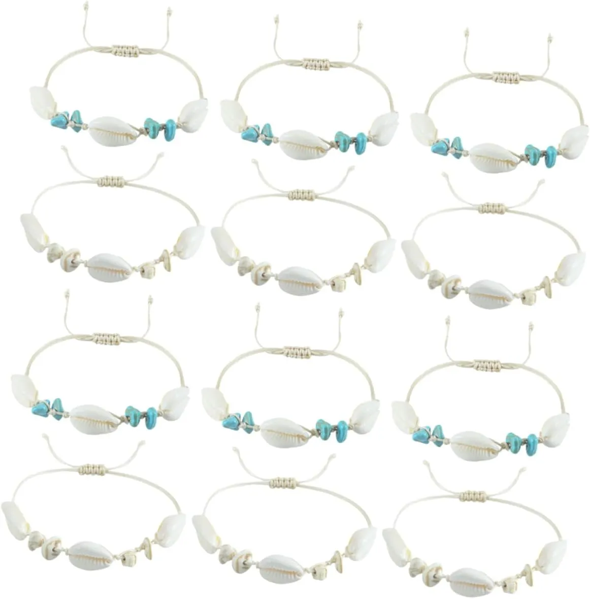 LIFKOME Variety Styles Shell Bracelet Anklet Adjustable Beach Wrist Chain Aesthetic Decor