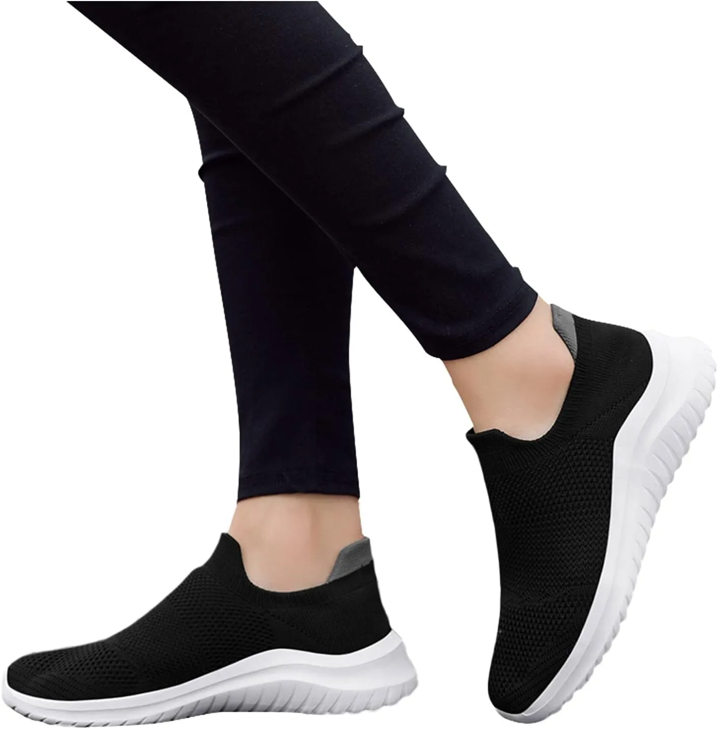 Lightweight Work Shoes for Men Comfortable Breathable Lightweight Tennis Shoe Outdoor Non Slip Jogging Sneakers