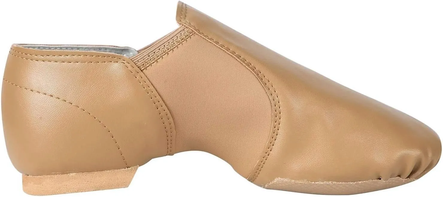 Linodes PU Leather Jazz Shoe Slip On Dance Shoes for Girls and Boys (Toddler/Little Kid/Big Kid)