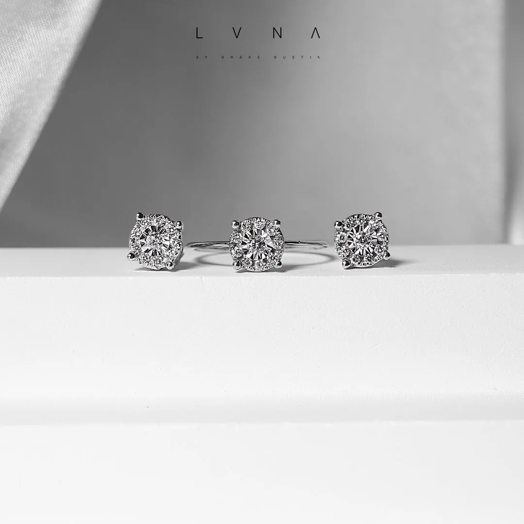#LVNA2024 | Classic Daily Round Diamond Jewelry Set 14kt