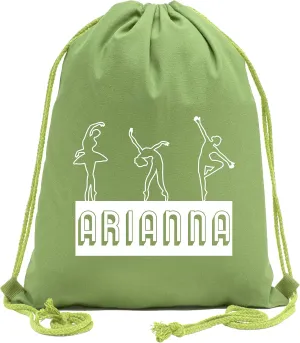 Mato & Hash Dance Cinch bags, Drawstring Ballet Bags, Dance Team Backpacks, Small Backpacks for Girls