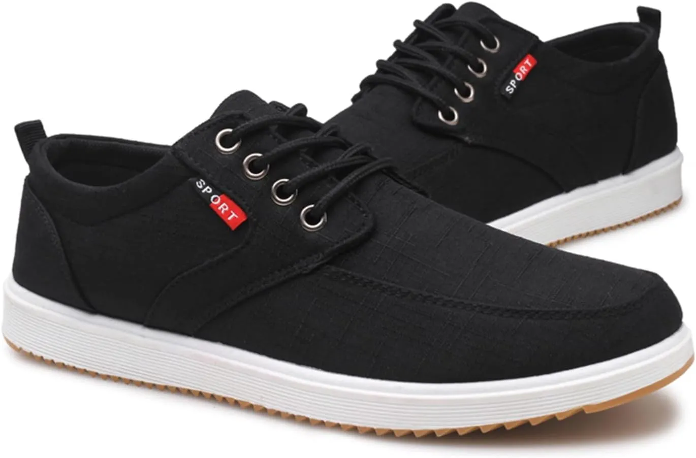 Men Shoes Fashion Canvas Shoes High Soled Men Canvas Sports Casual for Mens Go Walk 5 Qualify Sneaker