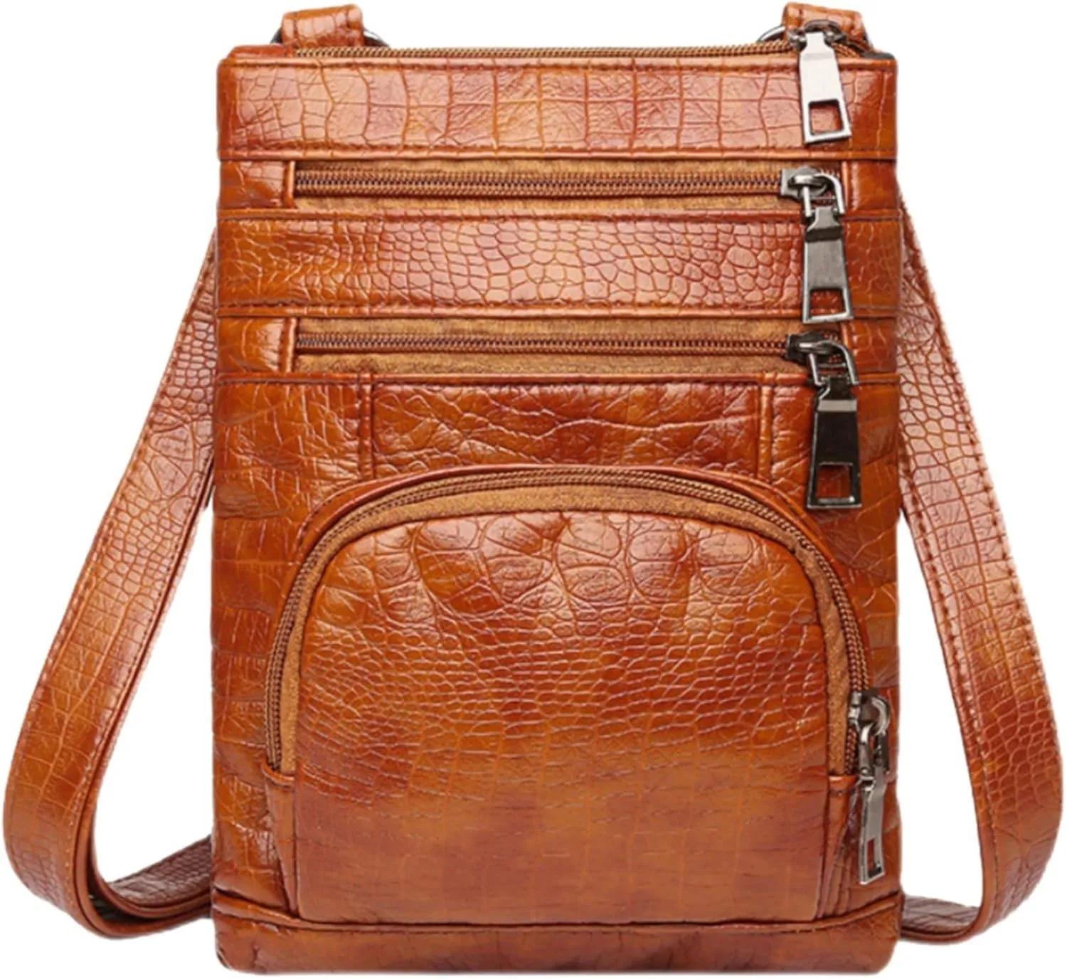Mens Messenger Bag Leather Crossbody Purse Women's Purse