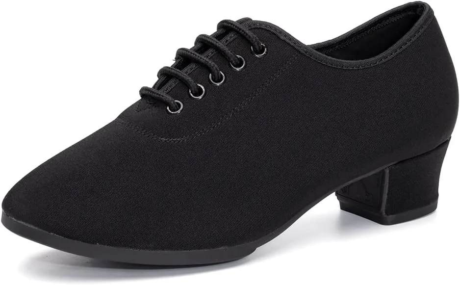 Men's Professional Latin Dance Shoes Lace-up Ballroom Tango Waltz Salsa Modern Dance Performance Shoes,Model 518