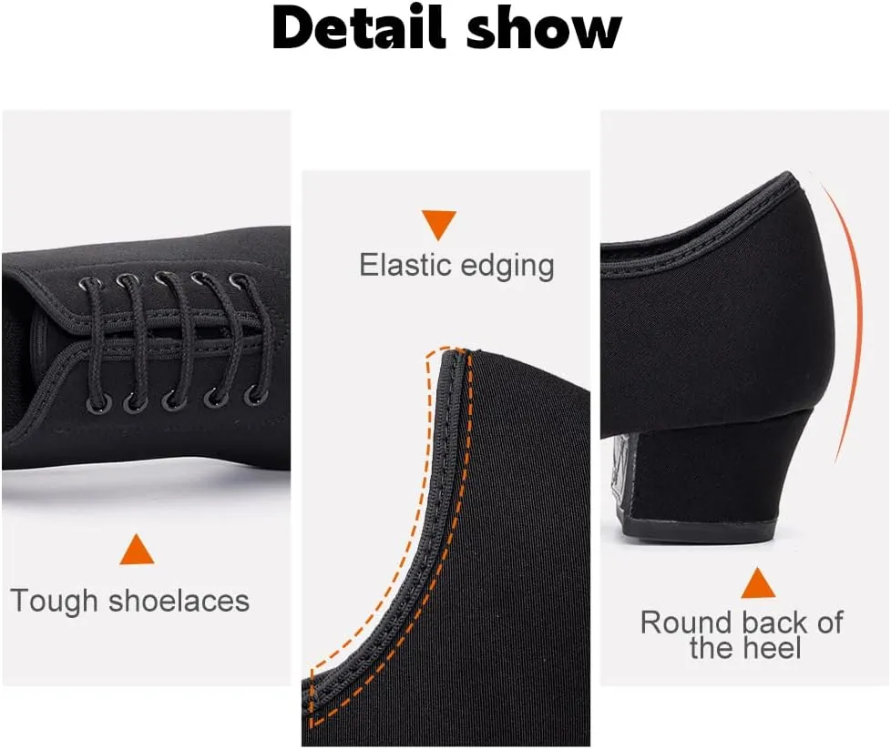 Men's Professional Latin Dance Shoes Lace-up Ballroom Tango Waltz Salsa Modern Dance Performance Shoes,Model 518