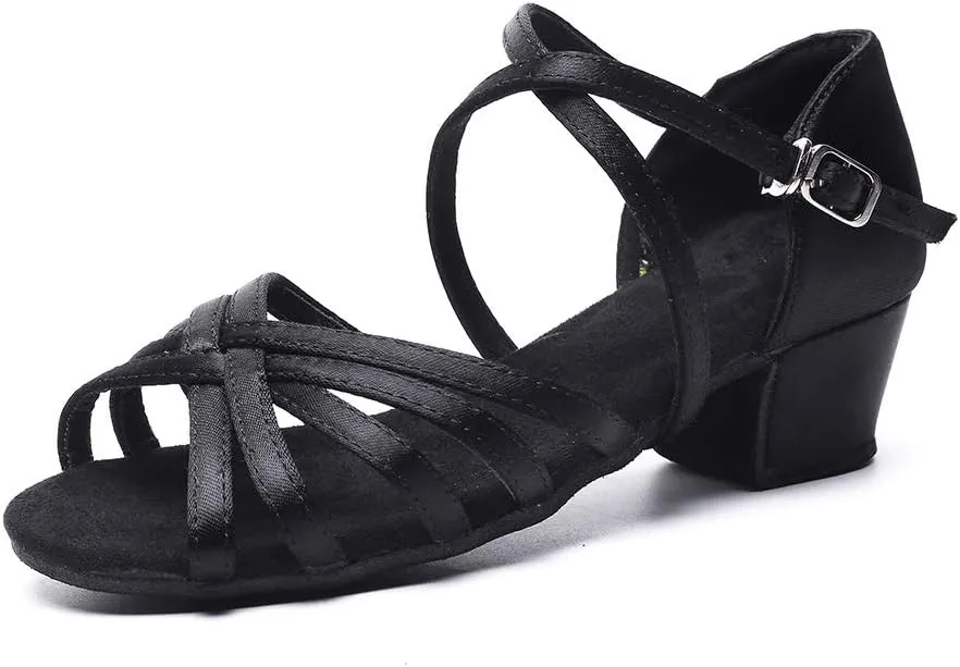 MSMAX Women Latin Dance Shoes High Heel Jazz Ballroom Dancing Shoe