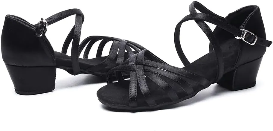 MSMAX Women Latin Dance Shoes High Heel Jazz Ballroom Dancing Shoe
