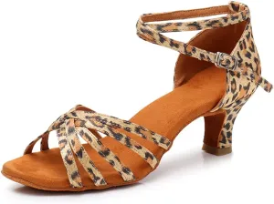 MSMAX Women's Practice Ballroom Dancing Shoes Indoor Performance Latin Dance Shoes for Woman