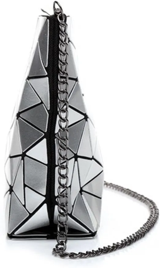 Orita Women Holographic Laser Envelope Clutch Handbag Shoulder Bag Purse