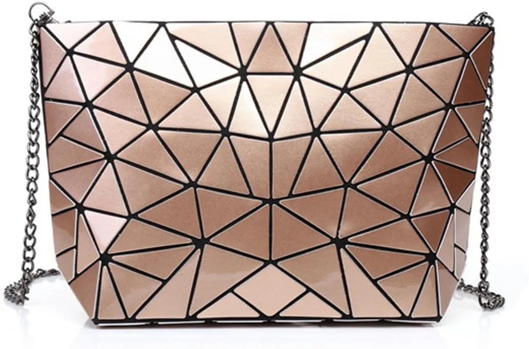 Orita Women Holographic Laser Envelope Clutch Handbag Shoulder Bag Purse