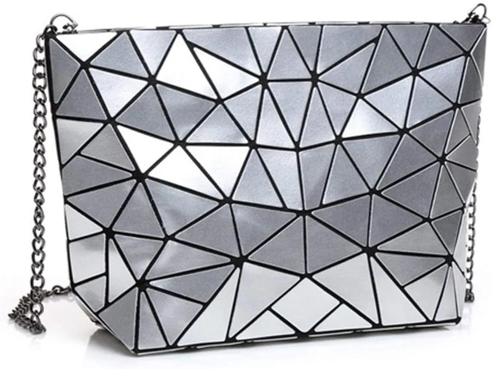 Orita Women Holographic Laser Envelope Clutch Handbag Shoulder Bag Purse