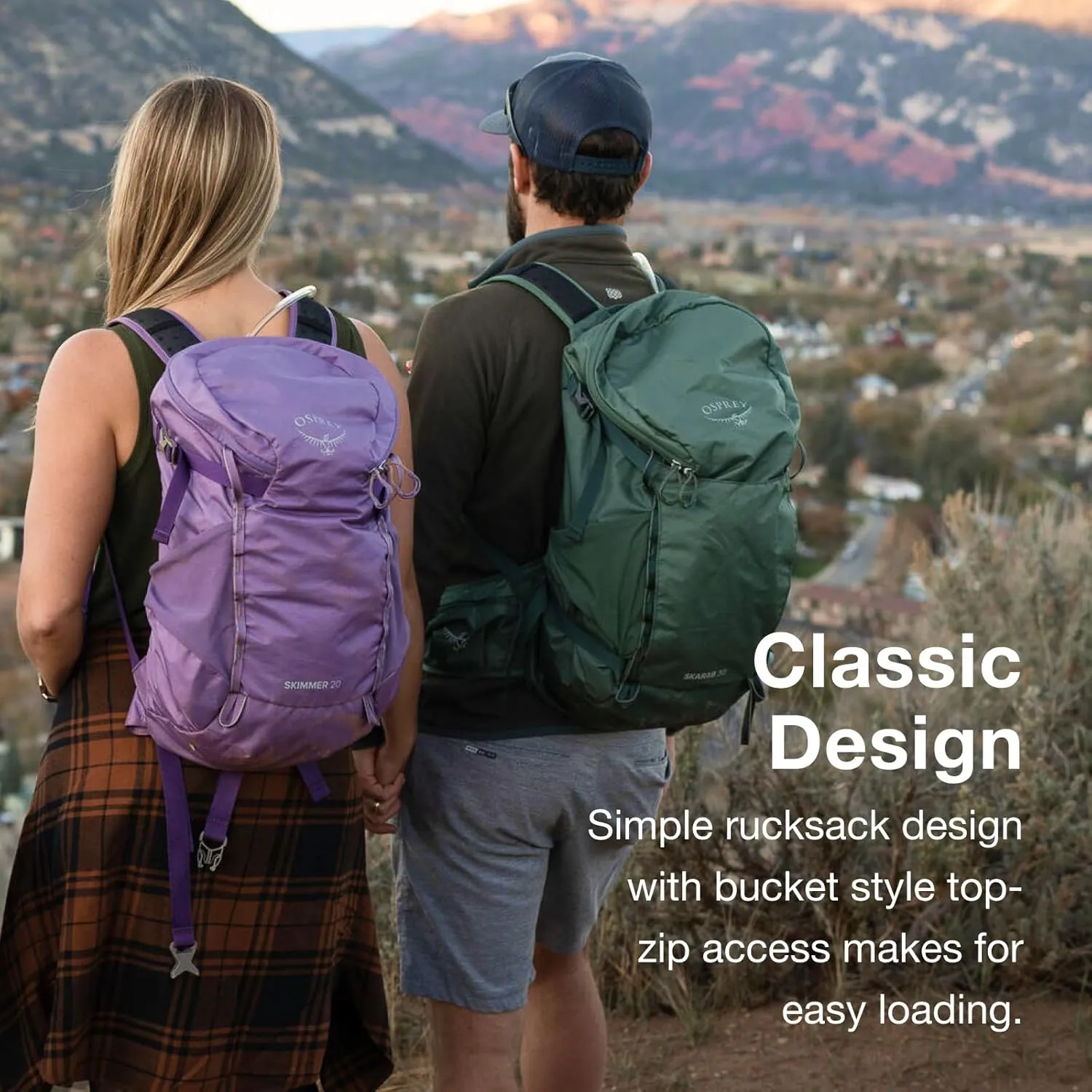 Osprey Skimmer 16L Women's Hiking Backpack with Hydraulics Reservoir, Purpurite Purple