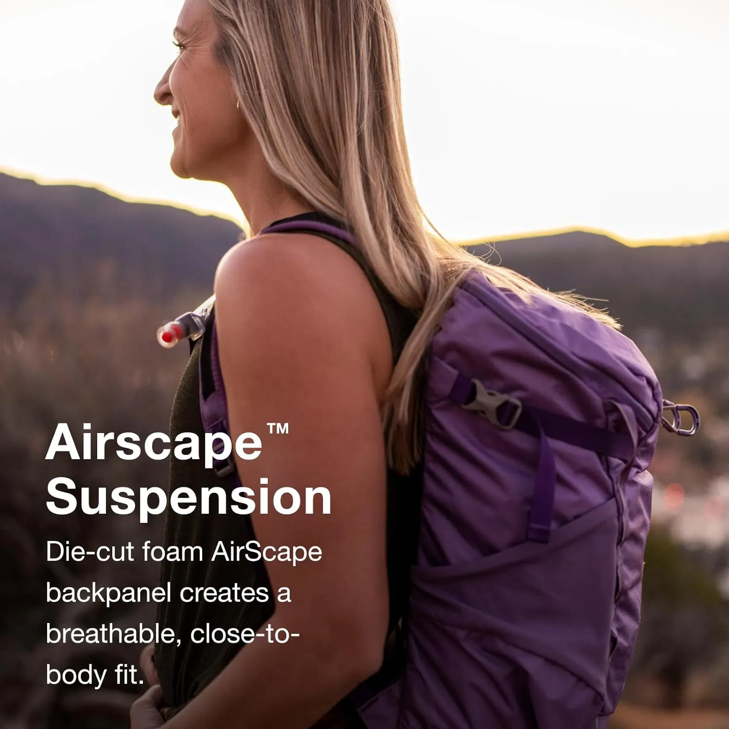 Osprey Skimmer 16L Women's Hiking Backpack with Hydraulics Reservoir, Purpurite Purple