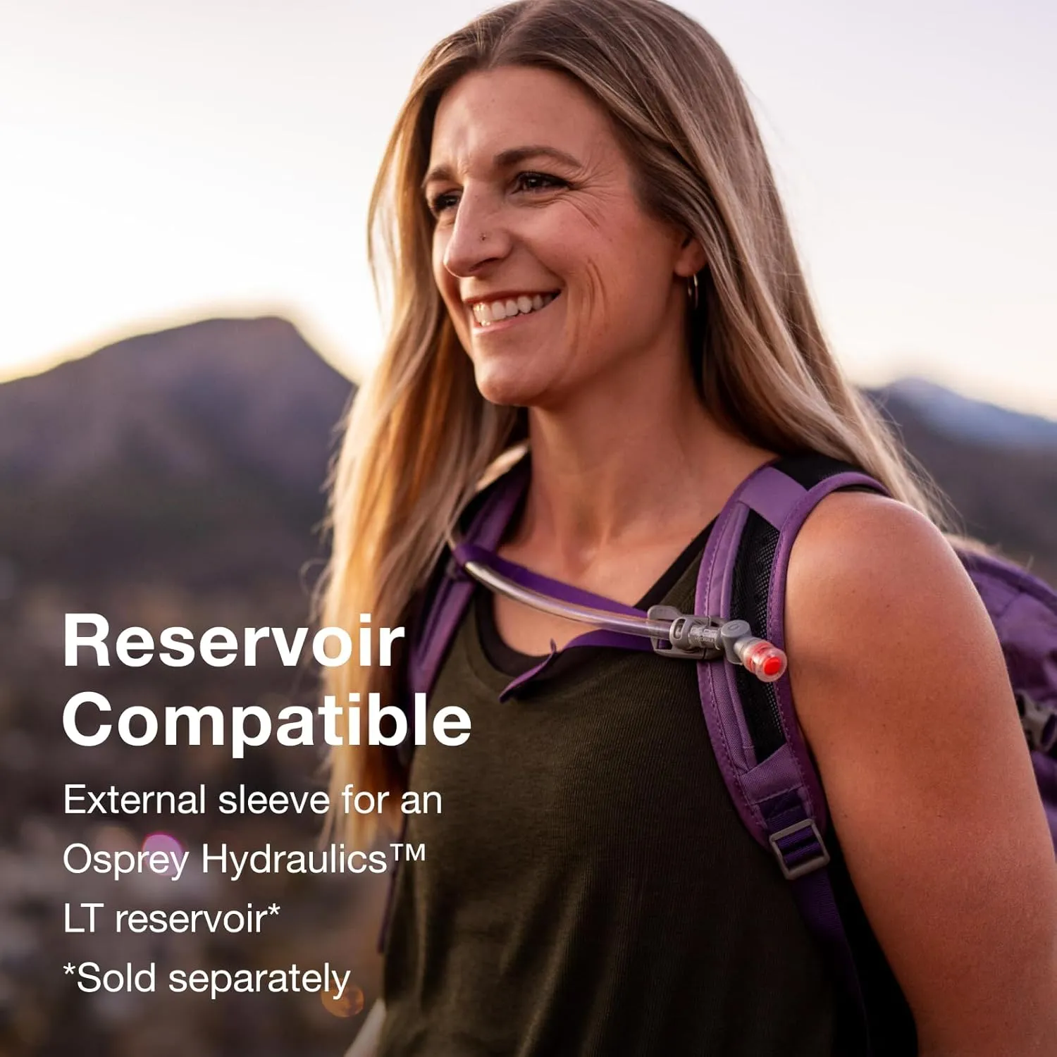 Osprey Skimmer 20L Women's Hiking Backpack with Hydraulics Reservoir, Coyote Brown