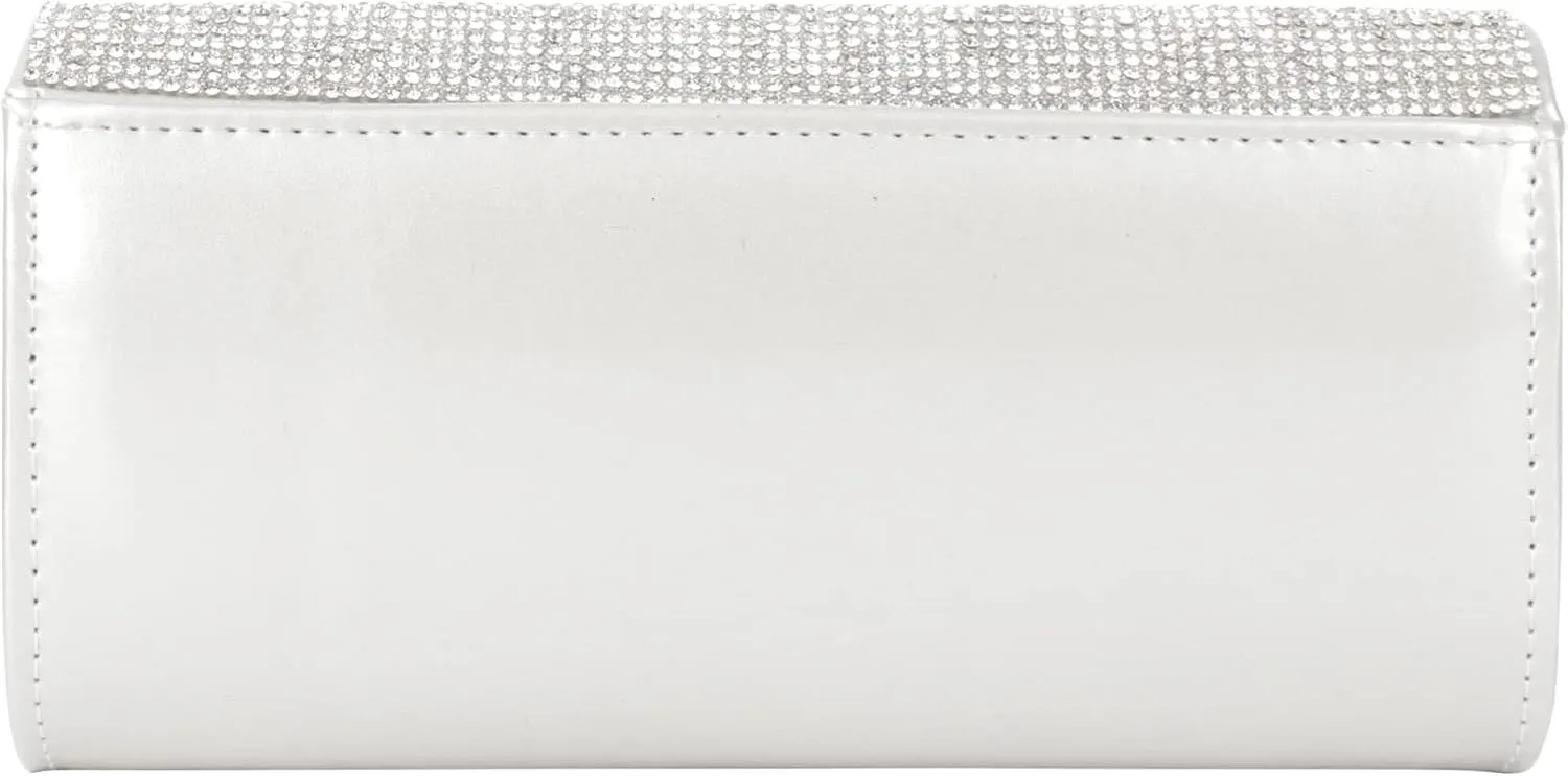 Party Prom Wedding Envelope Crossbody Handbags Dark Ladies Frosted Satin Evening Clutch Purse