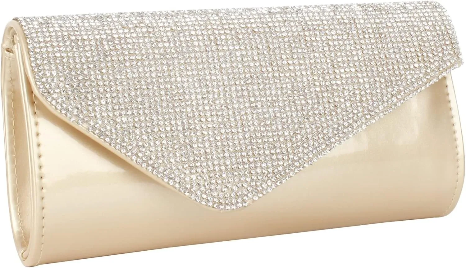 Party Prom Wedding Envelope Crossbody Handbags Dark Ladies Frosted Satin Evening Clutch Purse