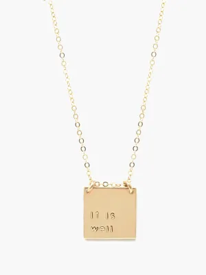 Phrase Necklace