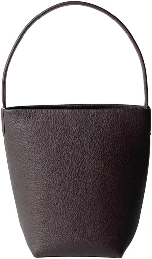 Premium Genuine Leather Bucket Tote Bag for Women - Large Shoulder Tote Handbag
