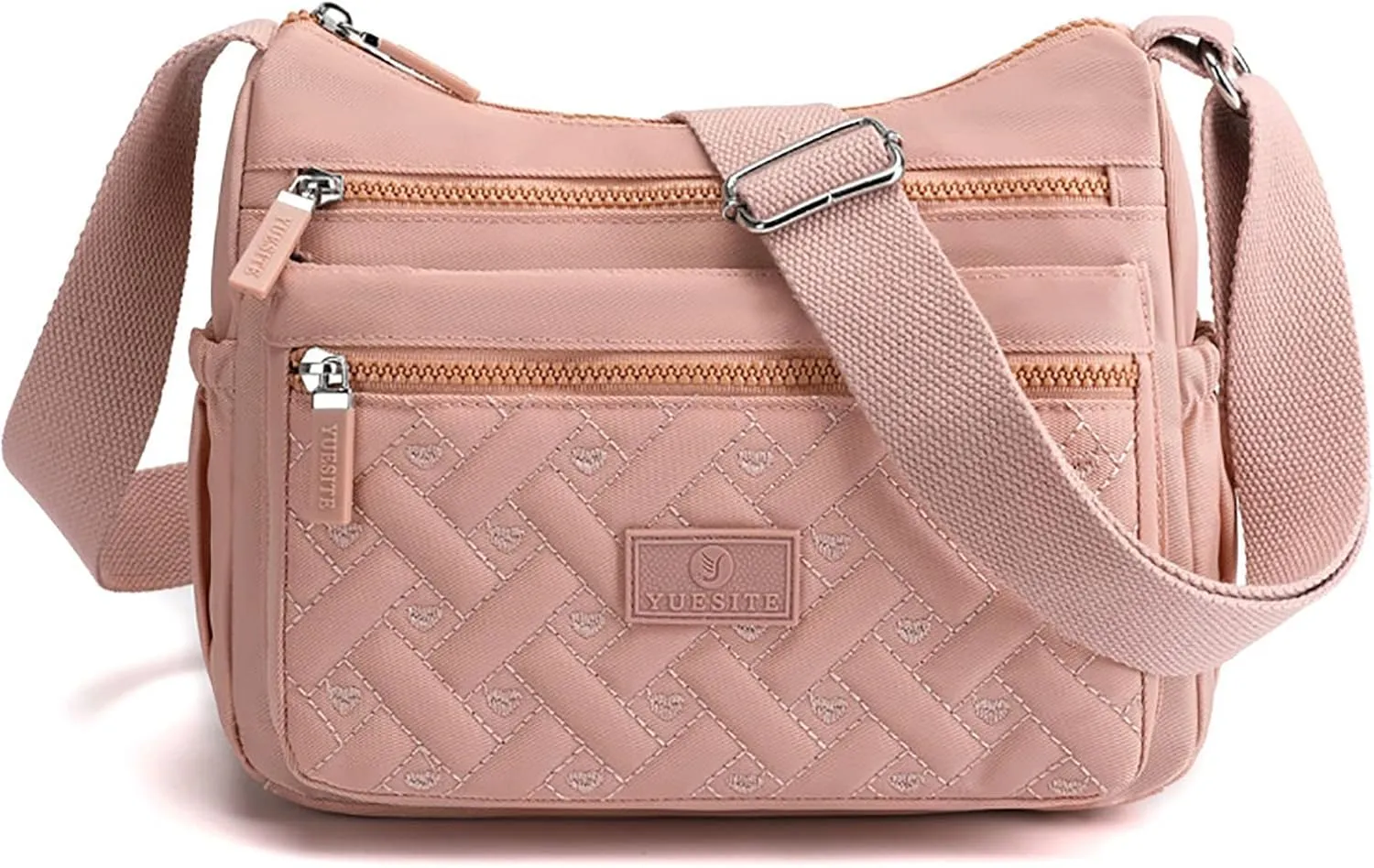 Puffy Crossbody Bags for Women Stadium Crossbody Messenger Bags for Concerts Sporting Events Small Makeup Bag(One Size)