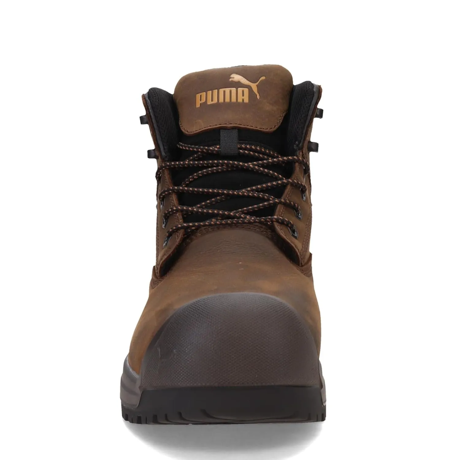 PUMA Men's Granite 6" Metatarsal Guard Composite Toe Industrial Boot, Brown, 10