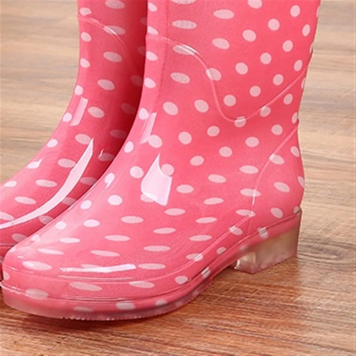 Rain Footwear, Women's Waterproof Rain Boots Women's Rain Boots Rainboots (Size : 8.5)